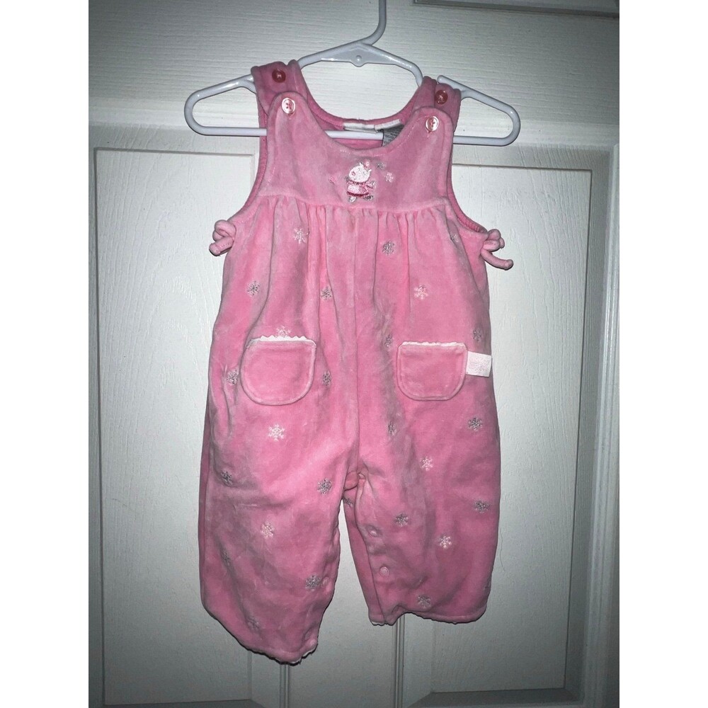 VINTAGE KRU Layette Baby Girl Pink Jumpsuit